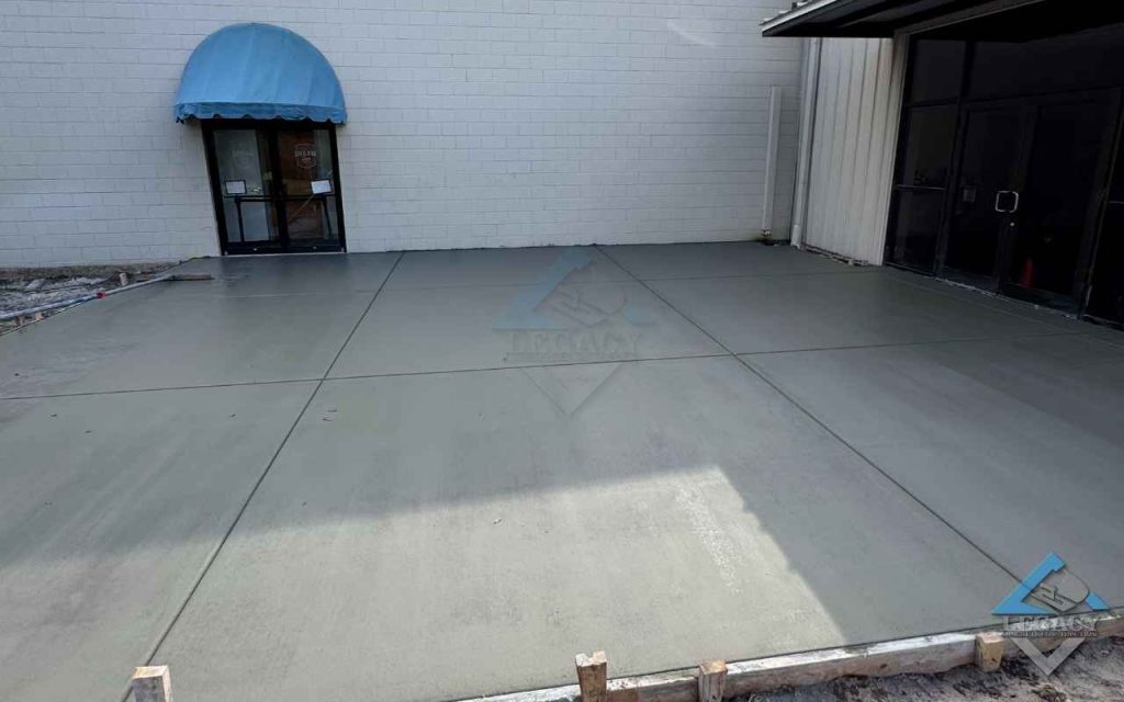 New Concrete Walkway at Church in Winter Haven