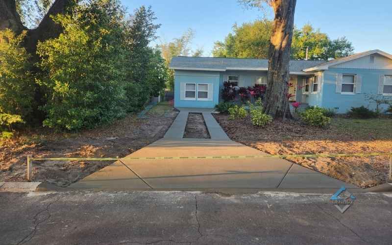 Concrete Driveway Transformation and Tree Root Removal in Lakeland, Florida