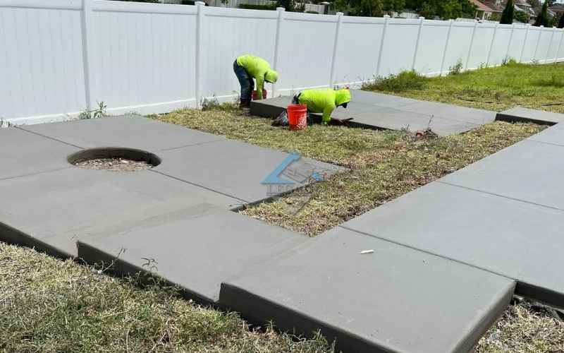 Concrete Patio