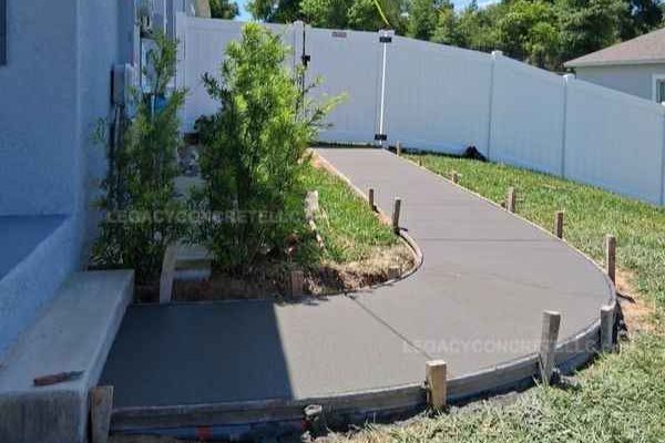 Our residential concrete services