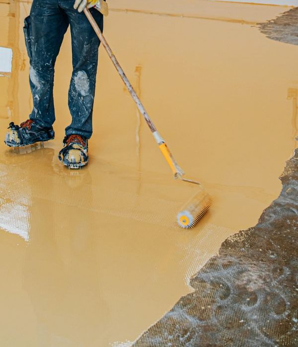 Concrete Painting Process