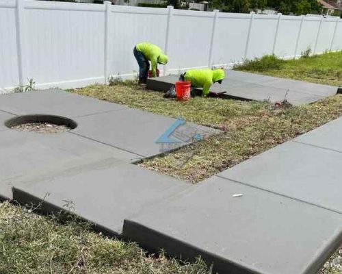 Concrete Patio